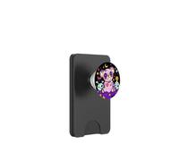 Creepy Cute Goth Pink Teddy Bear Pastel Vaporwave Kawaii PopSockets PopWallet para MagSafe