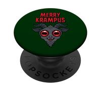 Creepy Cute Merry Krampus - Es la Temporada para ser Espeluznante PopSockets PopGrip Adhesivo