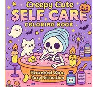 Creepy Cute Self Care Coloring Book: Haunted Spa, Cozy Relaxation, Yoga Fun, Bubble Baths, Makeup Nights, and Creepy Cute Self-Care Scenes for Stress ... and Adults (CUTEST SERIAL KILLER SERIES -)