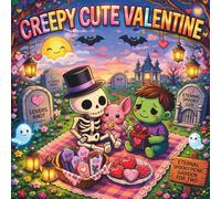 CREEPY CUTE VALENTINE: Valentine-Themed Illustrations Designed for Relaxing Adult Coloring (BEAUTIFUL DISASTERS)