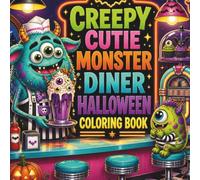 Creepy Cutie Monster Diner Halloween Coloring Book: A Cute and Spooky Coloring Adventure with Monsters, Milkshakes, Creepy Treats, and Halloween Diner ... and Kids (Creepy Cutie Halloween Collection)