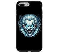 Creepy Evil Payaso Brillante Ojos Azules Carcasa para iPhone 7 Plus/8 Plus