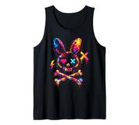 Creepy Goth Bunny, Lindo Conejo Alt Outfit E-Girl Gothic Camiseta sin Mangas