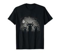 Creepy Gothic Axolotl Aesthetic Horror Grunge Goth Axolotl Camiseta