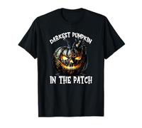 Creepy Halloween Graphic For Darkest Pumpkin In The Patch Camiseta