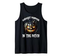 Creepy Halloween Graphic For Darkest Pumpkin In The Patch Camiseta sin Mangas