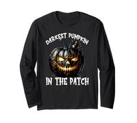 Creepy Halloween Graphic For Darkest Pumpkin In The Patch Manga Larga