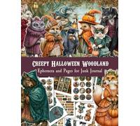 Creepy Halloween Woodland. Ephemera and Pages for Junk Journal.: Vintage Autumn Animals, Gothic Cutouts, Tags, Pockets and Collage Papers for Paper Crafts