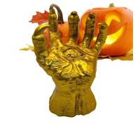 Creepy Hands for Halloween, Realistic Gothic Resin Desk Sculpture, 5.5 Inches Horror Fixture with Compact Build, Ghost Hand Device with Efficient Style, Home Accessories for Haunted House Shelf Party