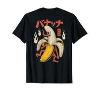 Creepy Japanese Banana Monster Kawaii Anime Criatura (BACK) Camiseta
