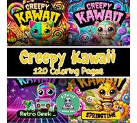 Creepy Kawaii Coloring Book: 120 Adorably Spooky Pages from the Halloween, Retro, Springtime and My First Series