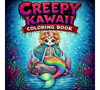 Creepy Kawaii Coloring Book: 51 Cute & Spooky Gothic Characters, Dolls, Ghosts, Animals and Adorable Creepy Illustrations for Relaxation