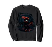 Creepy Payaso en Swing Horror Art Sudadera