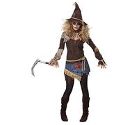 Creepy Scarecrow Womens Fancy Dress Costume Large