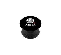 Creepy Smile Skull Gothic Japanese Streetwear Astro Horror PopSockets PopGrip Adhesivo