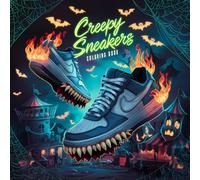 Creepy Sneakers Coloring Book: +45 Spooky Unique Designs