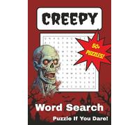 Creepy Word Search Puzzle Book Set: Word Searches with Easy to Reach Print about Monsters, Horror, and More | 6x9 inches, 110 pages | 50+ Puzzles for Vacation, Family Trips, and Just having Fun!