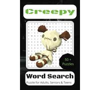 Creepy Word Search Puzzle Book: Word Searches with Easy to Read Print about Creepy Words, Ghosts, Witches, Monsters and More I 6x9 inches, 110 pages I ... Gift for Vacations, Holidays and Free Times