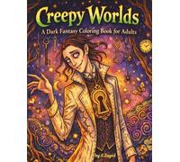 Creepy Worlds: A Dark Fantasy Coloring Book for Adults: Gothic Horror Surreal Creatures, and Macabre Scenes