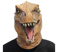 CreepyParty Fiesta de Disfraces de Halloween Máscara de Látex Cabeza de Animal Dinosaurio T-rex Máscara de Carnaval