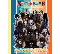 CREEPYPASTA'S SKETCHBOOK CREEPY FOR FAN TEEN MEN WOMEN KID: A COOL BLANK PAPER COMPOSITION NOTEBOOK | THICK 100 PAGES FOR WRITING AND NOTE | GREAT GIFTS FOR ADULTS, BOYS AND GIRLS | 7.5 x 9.25 Inches