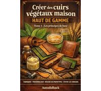 Créer des cuirs végétaux haut de gamme: Tome 1 : Les principes de base