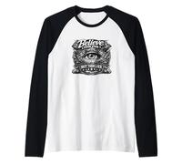 Creer Tus Ojos No Sus Mentiras Verdad Política Camiseta Manga Raglan