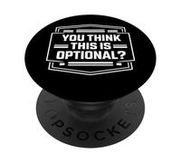 Crees Que Esto es una mentalidad de disciplina de Sistemas Opcionales PopSockets PopGrip Adhesivo