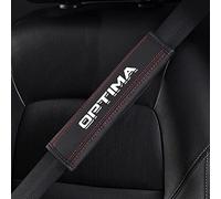 CREEST 2 Coche Cuero Almohadillas para Cinturón de Seguridad Protectoras, para Kia Optima Accesorios Interiores