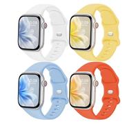 CREFORT Correas compatibles con Apple Watch de 38 mm, 40 mm, 41 mm, 42 mm, 44 mm, 45 mm, 49 mm, correa deportiva de repuesto de silicona suave para iWatch Series Ultra, 8, 7, 6, 5, 4, 3, 2, 1, SE