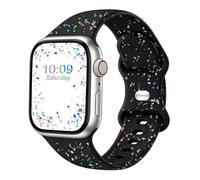 CREFORT Correas deportivas compatibles con Apple Watch Band para mujeres y hombres de 40 mm, 38 mm, 41 mm, 42 mm, 44 mm, 45 mm, 46 mm, 49 mm, correa de repuesto suave impermeable para iWatch Series 11