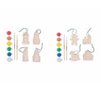 CRELANDO® Figuras navideñas para Belen (Caballo | Casa | Oso | Tren)