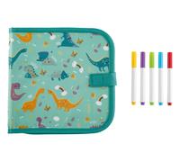 CRELANDO® Libro de colorear lavable (Dinosaurio)