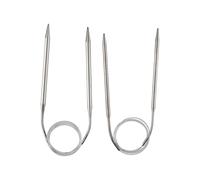 CRELANDO® Set de costura y de tejer (Aguja circular 5.0 + 6.0)