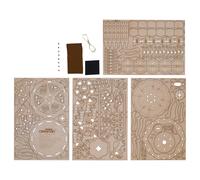 crelando® Set de manualidades de madera (Carrusel infantil)