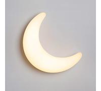 Crema 3D Simulación De Lámparas De Pared De Luna Creativa Lámparas De Pared De Cama De Luna Romántica Lámparas De Pared De Luna Dormitorio, Sala De Estar, Lámparas De Pared Decorativas Para Niños