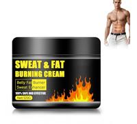 Crema abdominal de 120 g con efecto caliente, crema intensiva para una cintura definida y una sensación abdominal más firme, crema de entrenamiento que promueve el sudor para ayudar a reducir la grasa