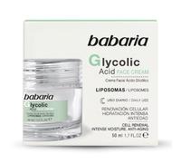 Babaria - Crema Hidratante Facial Mujer Acido Glicolico | Crema Antimanchas facial mujer | Despigmentante facial con Vitamina E | Antiedad y Renovacion Celular | Uso Diario 50ml