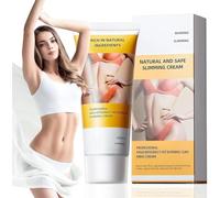 Crema Adelgazante Vientre y Cuerpo 60g,Crema Reafirmante Brazos y Piernas,Cuidado Corporal Natural con Extractos Vegetales para Moldear Silueta y Reducir Celulitis,Uso Diario para Hombres y Mujeres