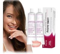 Crema Adhesiva para Dentaduras Postizas,2 piezas Pegamento Dentadura Postiza,Adhesivo Dentadura Postiza,Adhesivo Termoplástico Para Dentaduras Postizas,Adhesivo De Fijación Para Dentaduras Postizas