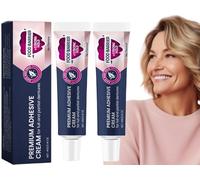 Crema Adhesiva para Dentaduras Postizas,2pcs 40g Pegamento Dentadura Postiza,Adhesivo Dentadura Postiza,Adhesivos Termoplástico Para Dentadurass Postizass