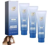 Crema Alisadora Capilar Protein Correction, Silk & Gloss Protein Correction, Cremas Alisadoras, Cremas Alisadoras Nutritivas De Rápido Alisado Para Cabello Encrespado Y Seco (3PCS)
