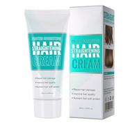 Crema alisadora de proteínas con colágeno y seda para cabello rizado y seco, 60 ml, tamaño de viaje