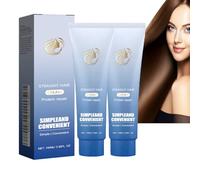 Crema alisadora de queratina, mascarilla de colágeno para el cabello con suero de extracto de plantas, tratamiento antiencrespamiento, repara el cabello dañado, nutre el cuero cabelludo y reduce la