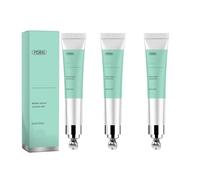 Crema alisadora para el contorno de ojos con PDRN（Three） | Crema hidratante e iluminadora con Centella Asiática, raíz de ginseng y colágeno, 15 g