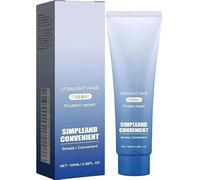 Crema Alisadora Reparadora con Proteínas, Crema Alisadora Nutritiva de Alisado Rápido, Para Cabello Rizado y Seco