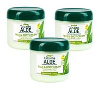 Crema Aloe Vera Facial y Corporal, 300 ml - Versión Clásica, Paquete de 3 | Crema Hidratante de Sábila para Cara y Cuerpo