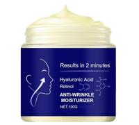 Crema antiarrugas con retinol y ácido hialurónico: Hidratante, reafirmante, reductora de líneas finas y con efecto iluminador - Apta para todo tipo de piel (100 g)