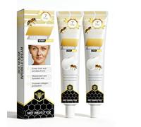 Crema Antiarrugas con Veneno de Abeja - Crema Reafirmante Antiedad para Cara y Cuello - Hidratación Intensa - Para Todo Tipo de Piel - Pack de 2 x 20 g
