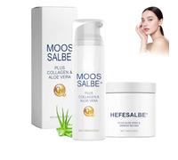 Crema Antiarrugas Mujer,Crema de Musgo Natural de Aloe Vera,Hidratante Facial,De Rápida Absorción,Proporciona una Hidratación Profunda,que lo Hace Adecuado para la Mayoría de los Tipos de Piel